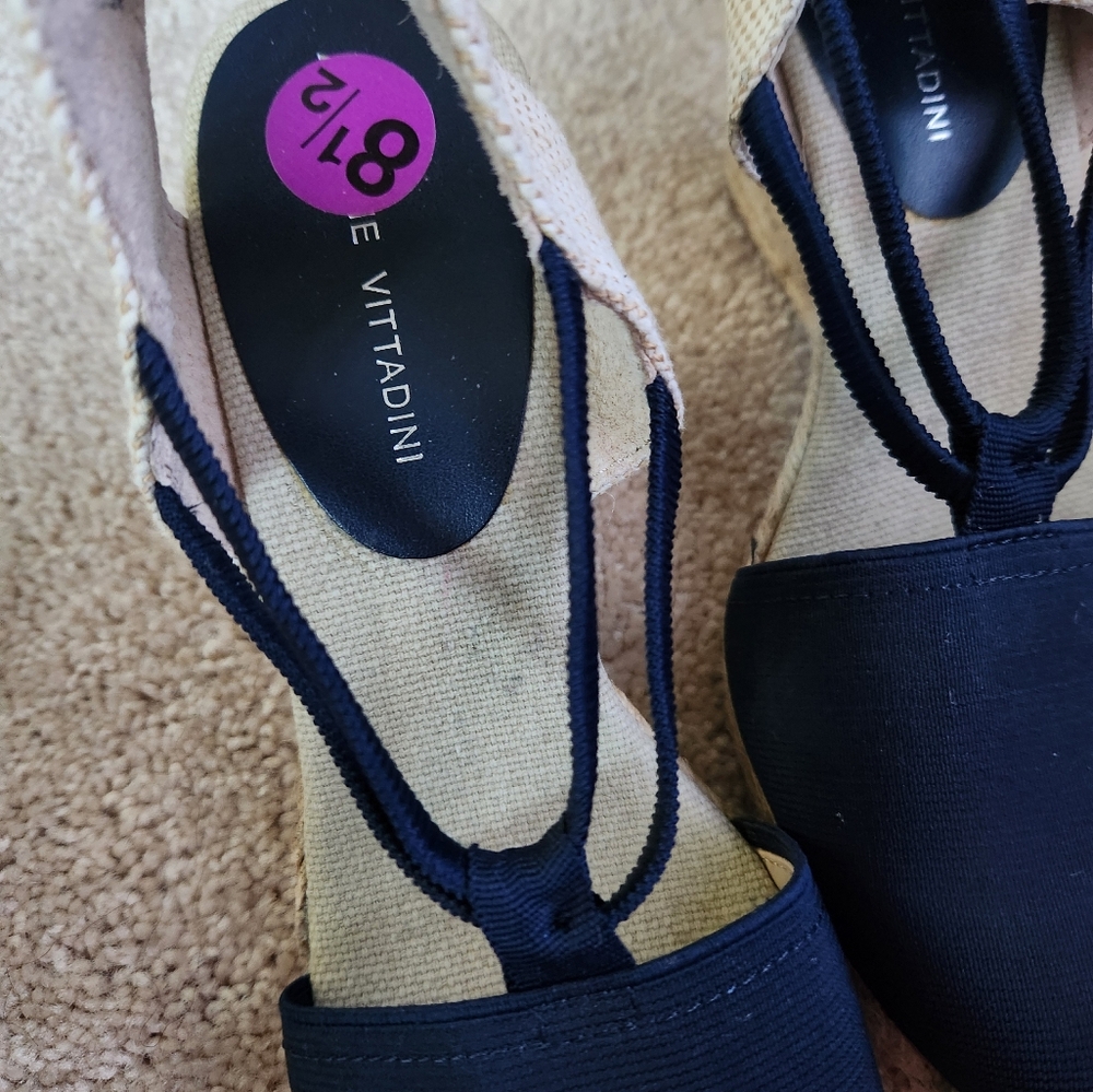 Blue Wedge Hill Espadrilles